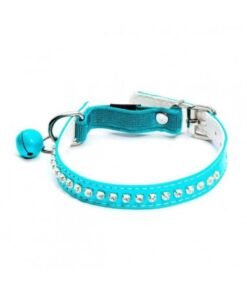 COLLAR GATO C/STRASS Y CASCABEL X 12 UN