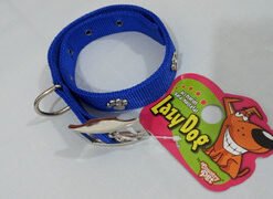 COLLAR NYLON C/APLIQUE PATAS 20MM  LAZYDOG