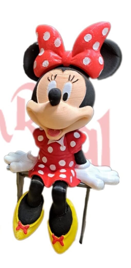 ADORNO ANIMADO 3D MINNIE 28 x 17 CM HT