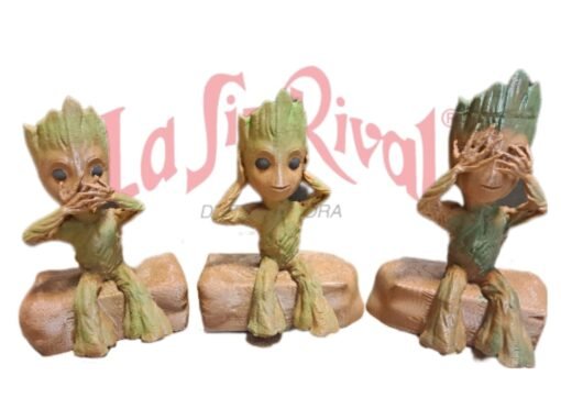 ADORNO ANIMADO 3D GROOT 18 x 13 CM HT