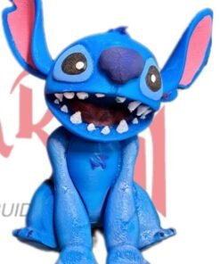 ADORNO ANIMADO 3D STITCH 16 x 15 CM HT