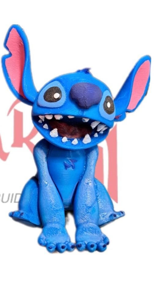 ADORNO ANIMADO 3D STITCH 16 x 15 CM HT