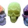 ADORNO CALAVERA 3D 14CM X 18CM HT
