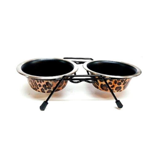 COMED ACERO INOX DOBLE N-2 ANIMAL PRINT MILLEX