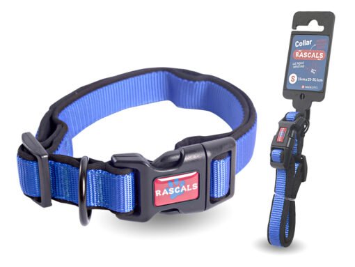 RASCALS COLLAR ACOLCHADO PREMIUM AZUL M