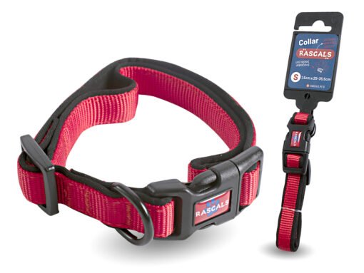 RASCALS COLLAR ACOLCHADO PREM ROJO M 2X35.5-