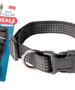RASCALS COLLAR PERRO REFLEC NEGRO M 1.9X35-