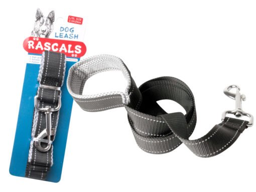 RASCALS CORREA REFLECTIVA NEGRO Y GRIS S