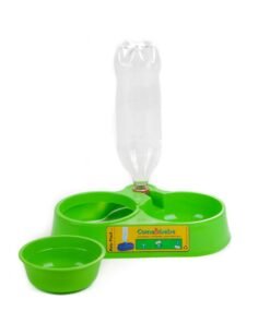 PETS PLAST COMEDERO DOBLE C/BEBEDERO A