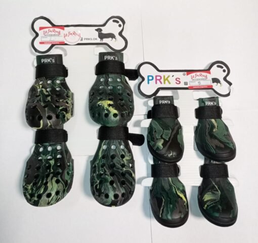 BOTITAS TIPO CROS P/MASCOTAS CAMUFLADO