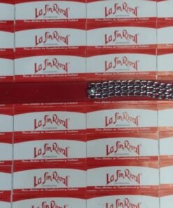 COLLAR CUERO LISO 70 CM C/CADENA TRIPLE