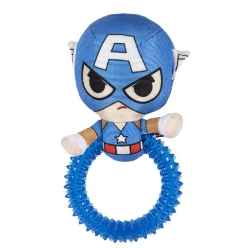 TOYS MORDEDOR P/PERROS CAPITAN AMERICA DIXON