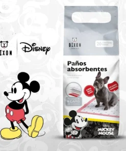 PAÑOS ABSOR DIXON  MICKEY MOUSE X 20 UN 5+1