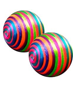 PELOTA DE HILO ARCO IRIS X 2 UNIDADES