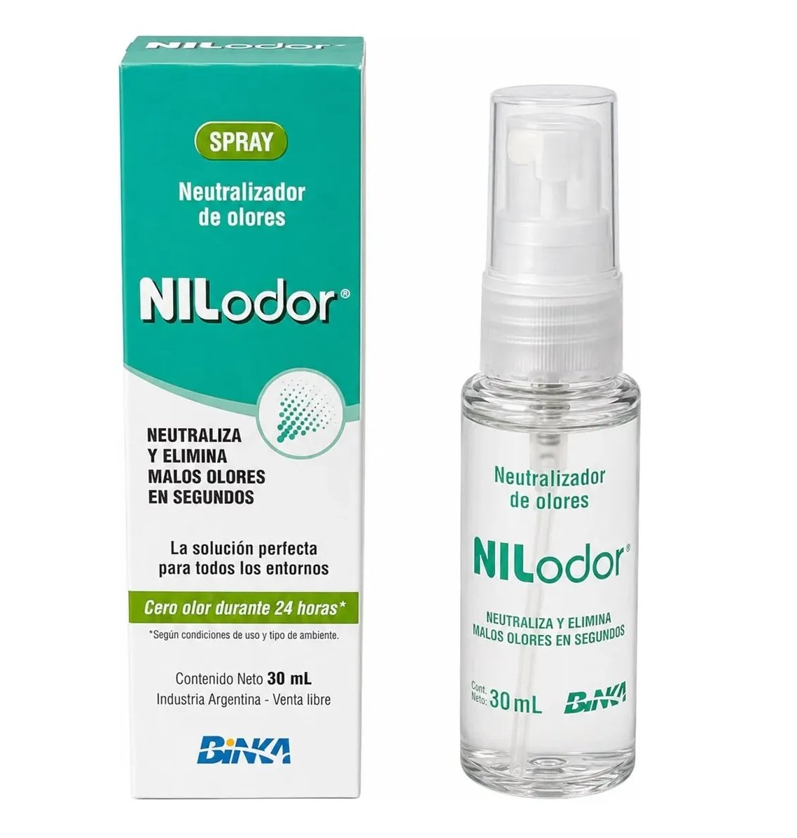 NILODOR SPRAY NEUTRALIZADOR DE OLORES 30ML BINKA