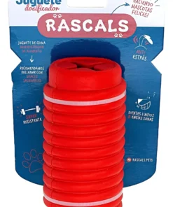 RASCALS JUGUETE GOMA ROSCA DOSIF. ROJA