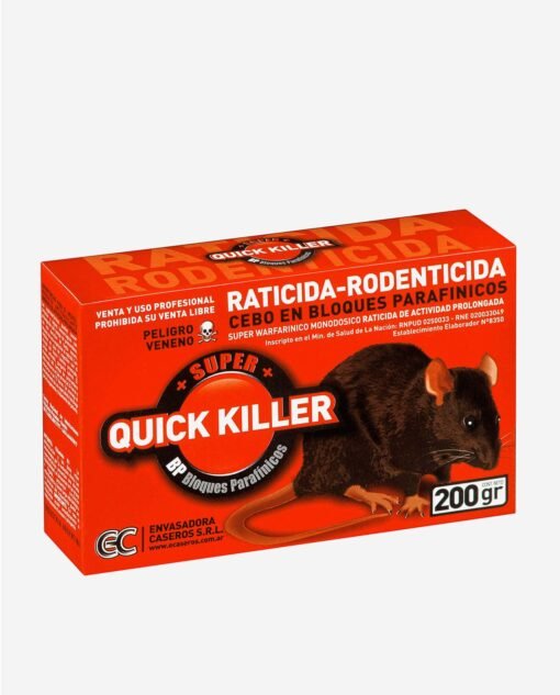 BLOQUE RATICIDA SUPER QUICK KILLER X 100G