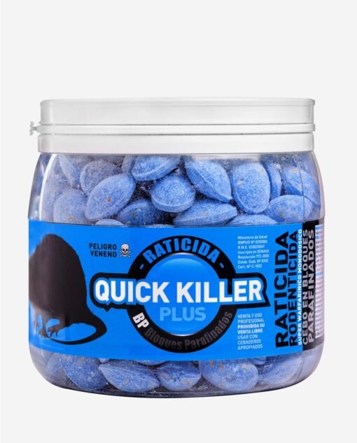 BLOQUE RATICIDA QUICK KILLER  X 1KG POTE EC