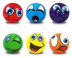 PELOTA BLANDA SUBLIMADA EMOJI 63MM