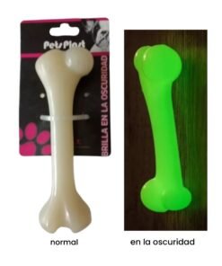 PETS PLAST HUESO CHICO BRILLA EN LA OSCURIDAD