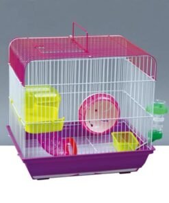 HAMSTERA 1 NIVEL C/ACCESORIOS 37X28X35CM