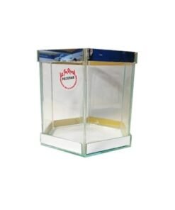 PECERA HEXAGONAL C/ESPEJO N4 26 X 26CM
