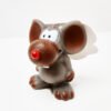 RATON LATEX VINILO GRIS C/CHIFLE LAZY DOG MILLEX