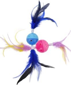 PELOTA C/PLUMAS Y CASCABEL MILLEX