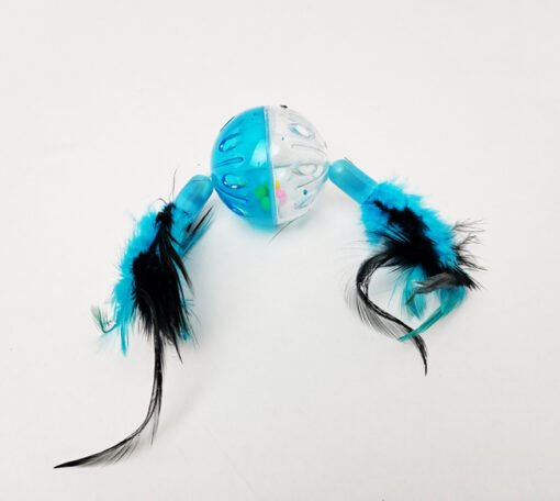 PELOTA C/PLUMAS Y CASCABEL MILLEX