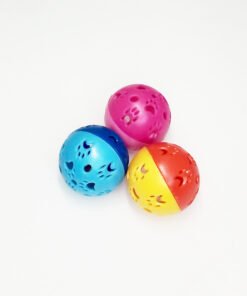 PELOTA P/GATO C/CASCABEL 5CM X 3 UN MILLEX