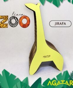 AGATAR RASCADOR CARTON JIRAFA LINEA ZOO