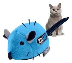 JOYSER RATON DE PLUSH CON SONIDO COLOR AZUL