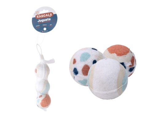 RASCALS PACK 3 PELOTAS DE TENIS COLOR SMALL