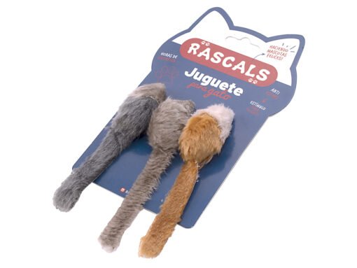 RASCALS SET 3 RATONCITOS 4.2X20CM