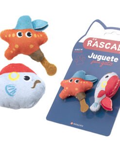 RASCALS ESTRELLA Y PEZ PIRATA 6.5X7.5 Y 6.5X5.3CM