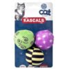 RASCALS PACK 3 PELOTAS COLOR 5CM