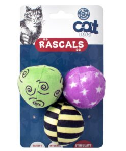 RASCALS PACK 3 PELOTAS C/RELENO Y HIERBA