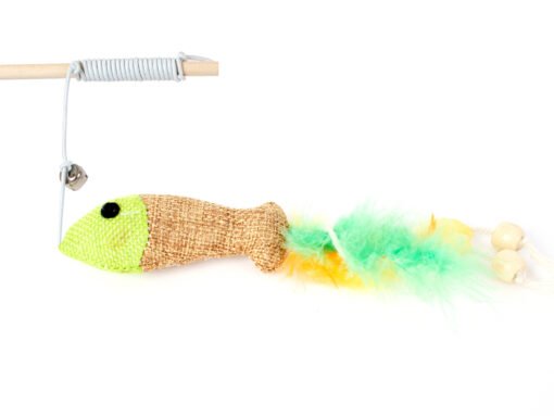 RASCALS CAÑITA INTERACTIVA PEZ VERDE 40CM