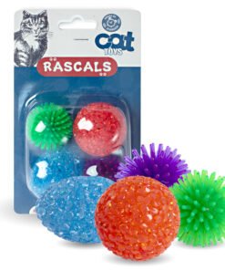 RASCALS PACK 4 PELOTAS DE GOMA EN BLISTER