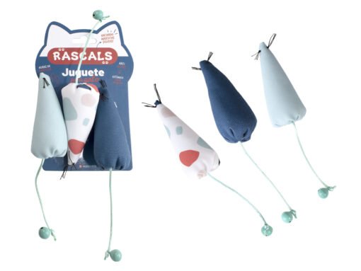RASCALS SET 3 RATONCITOS COLORES SURTIDOS