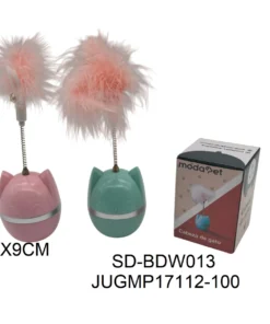 JUGUETE INTERACTIVO CABEZA DE GATO C/PLUMA MPT HT