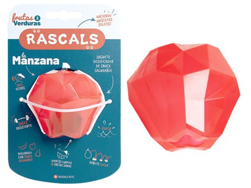 RASCALS MANZANA DISPENSADORA ROJA 14.2X4.5CM