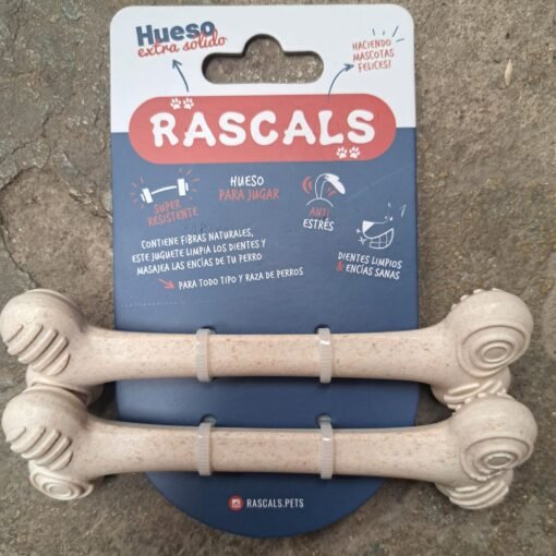 RASCALS HUESO SOLIDO CHICO X2u