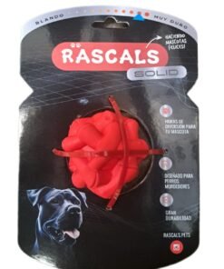 RASCALS PELOTA DE GOMA SOLIDA ROJA 6,5x6,2CM