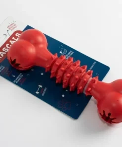 RASCALS HUESO GOMA DISPENSER SNACK NARANJA