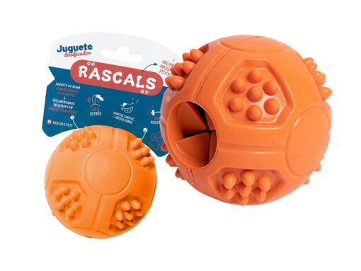 RASCALS PELOTA DOSIFICADORA NARANJA 7.6CM