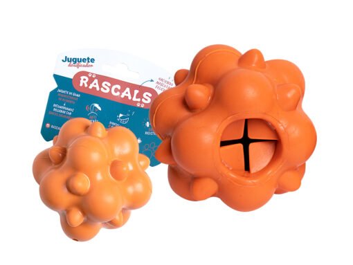 RASCALS PELOTA IRREGULAR GOMA NARANJA