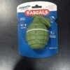 RASCALS JUGUETE GRANADA DE GOMA VERDE 8.9x6x6
