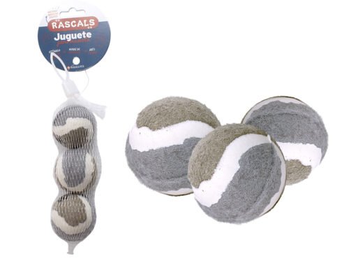 RASCALS SET 3 PELOTAS DE TENIS SMALL 5CM