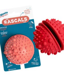 RASCALS PELOTA C/PINCHES DISPENSADORA ROJA